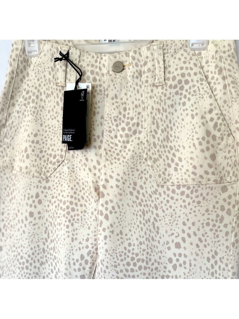 PAIGE Mayslie Jogger in Noctutnal Leopard | size 26 | NWT $299 - Picture 6 of 9
